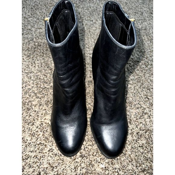 MICHAEL KORS BRITT BLACK BOOTIE MID-HI ANKLE BOOT, SZ 7.5 M - Picture 2 of 8